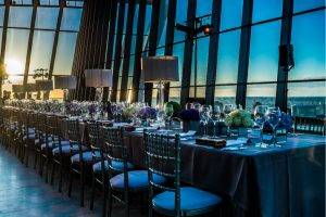sky-garden-at-night-bespoke-events-london-incognito-gala-table-sunset